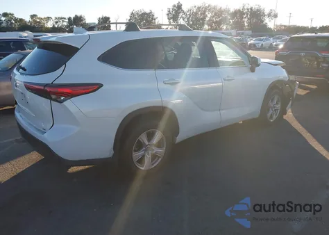 2021 Toyota Highlander Le from USA, damaged, VIN 5TDZZRAHXMS075961
